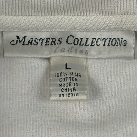 Masters Collection Jacket Women's Large Augusta National Golf Full Zip White - Picture 3 of 15